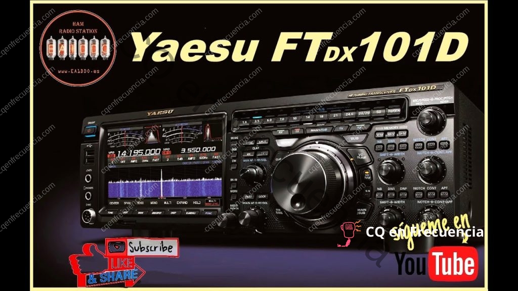 La última y mejorada tecnología Yaesu FT-DX101D para tu comunicación de radio