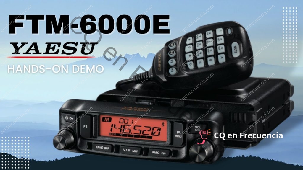 ¡Explora la tecnología de comunicación de la Yaesu FTM-6000E!