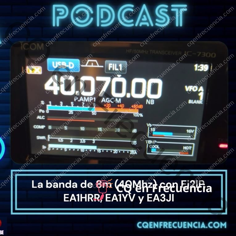 EP59 – La banda de 8m (40Mhz) con Ei2IP, EA1HRR, EA1YV y EA3JI